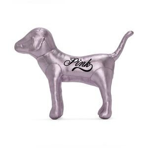 VICTORIA’S SECRET VS PINK SPRING VIOLET BLACK EMBROIDERED DISPLAY DOG PUP NWT
